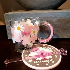 Starbucks 2021 Daisy Glass Cup Set